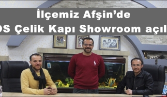 İLÇEMİZ AFŞİN’DE ROS ÇELİK KAPI SHOWROOM AÇILDI.