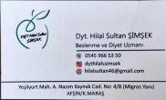 AFŞİN DYT. HİLAL SULTAN ŞİMŞEK